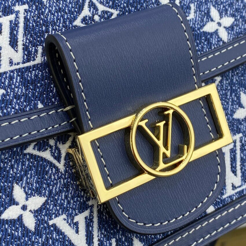 Replica Louis Vuitton Monogram Denim Mini Dauphine M59716