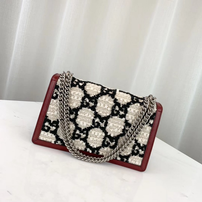 Replica Gucci Dionysus Gg Tweed Small Shoulder Bag 400249