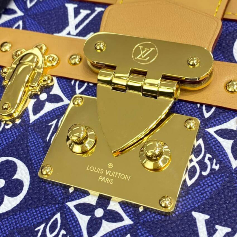 Replica Louis Vuitton Since 1854 Petite Malle M57212 Blue