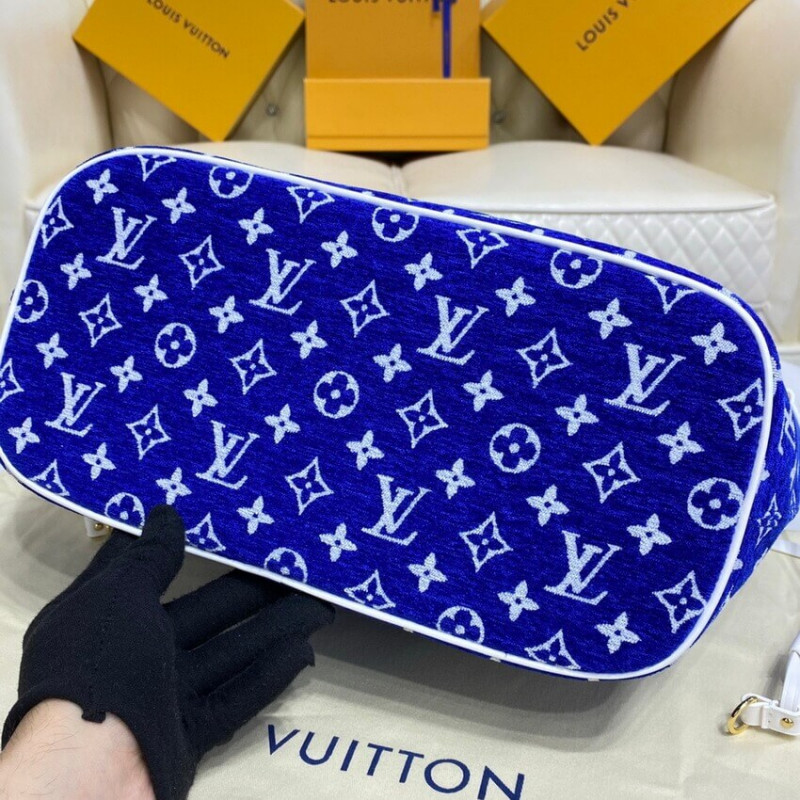 Replica Louis Vuitton Monogram Jacquard Velvet Neverfull Mm M46220
