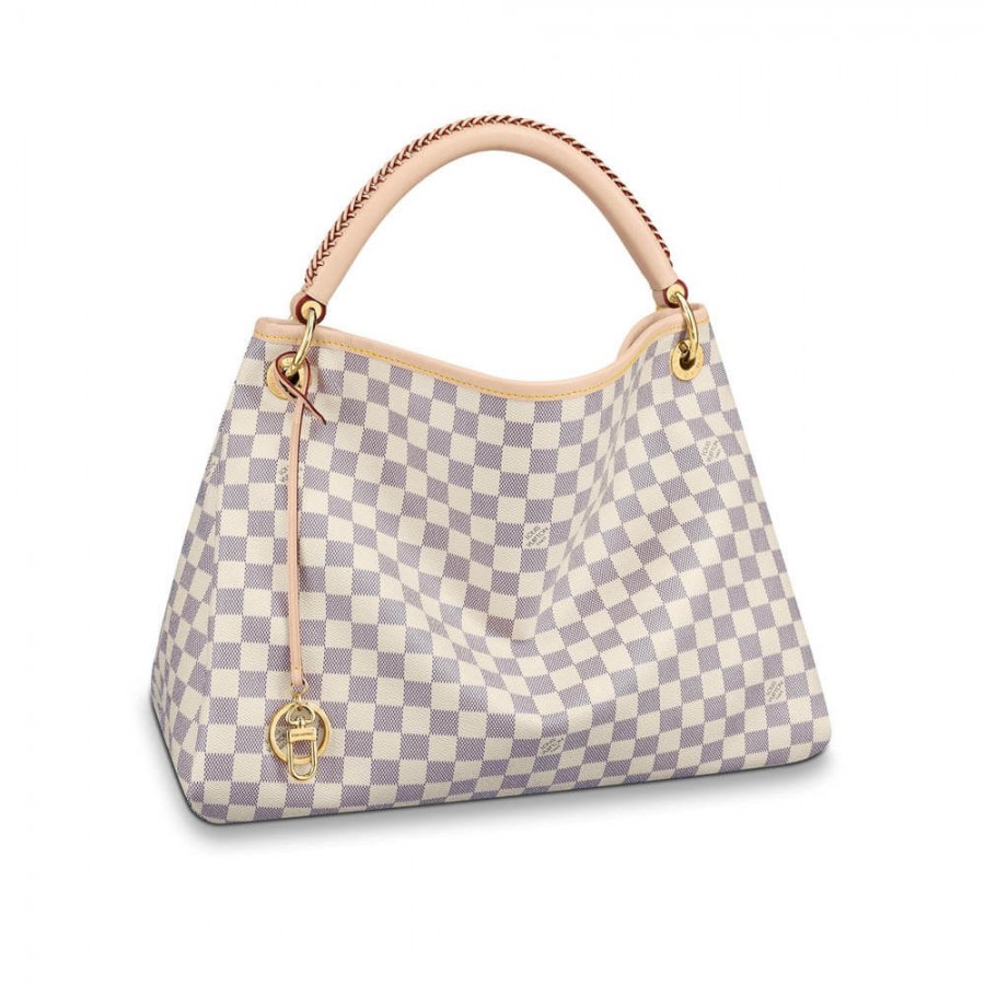 Replica Louis Vuitton Damier Azur Canvas Artsy Mm N40253