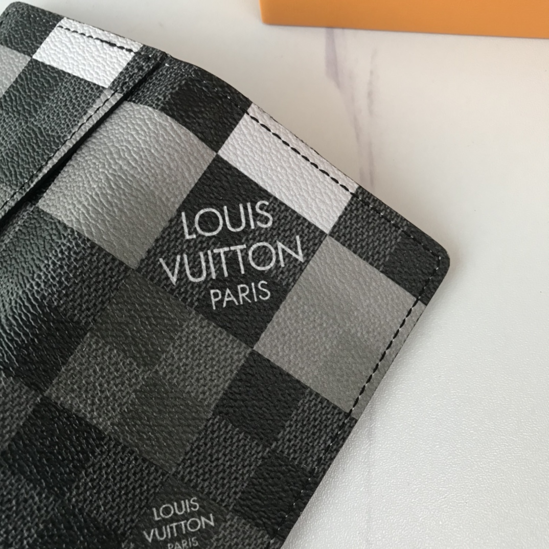 Replica Louis Vuitton Pocket Organizer N40411 White/Blue/Orange