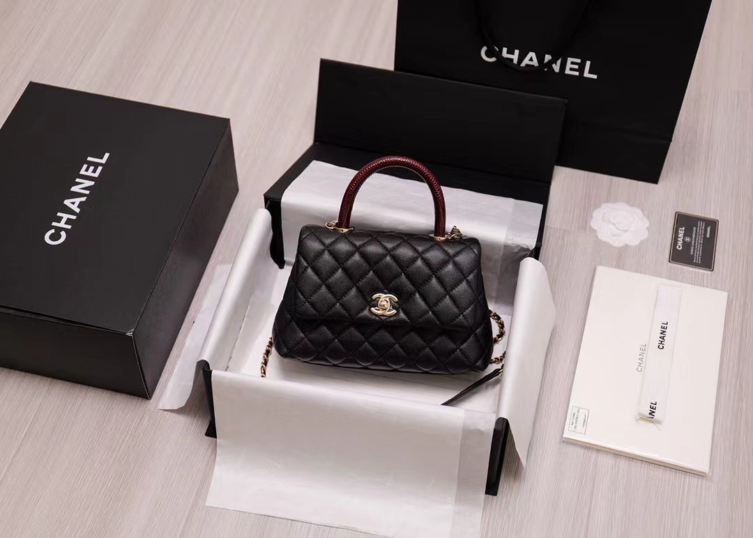 Replica Chanel Coco Handle Red 24*14*10Cm A92990