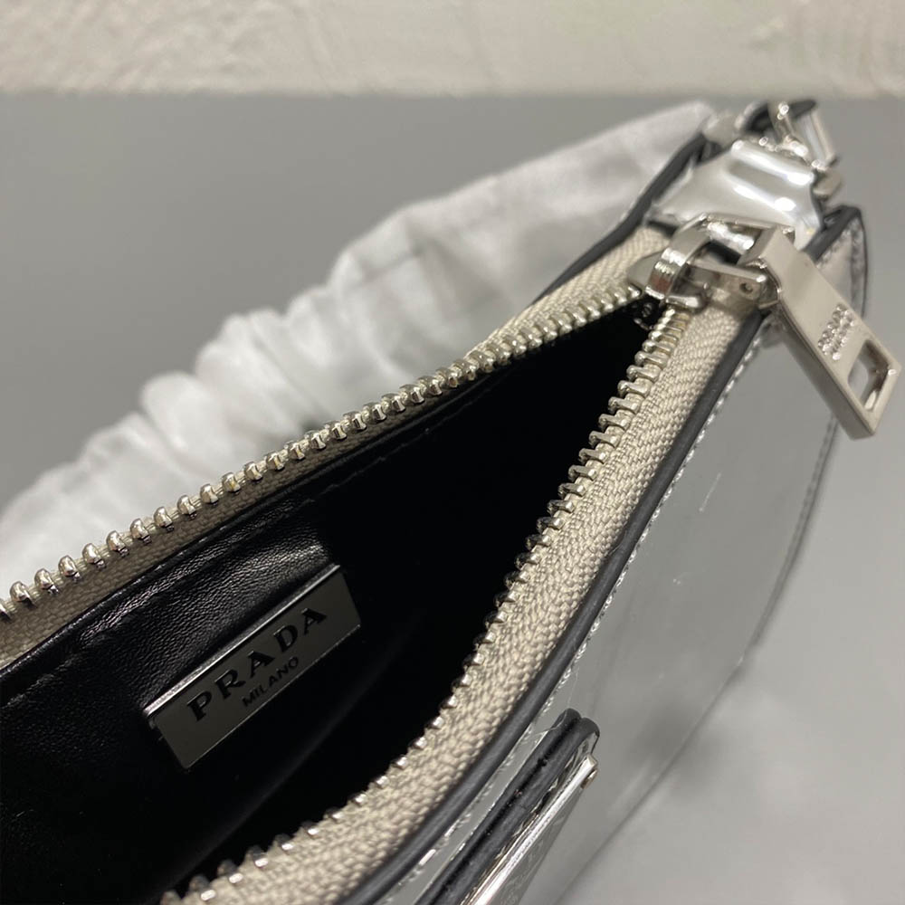Replica Prada Brushed Leather Mini-Bag 1Bc155