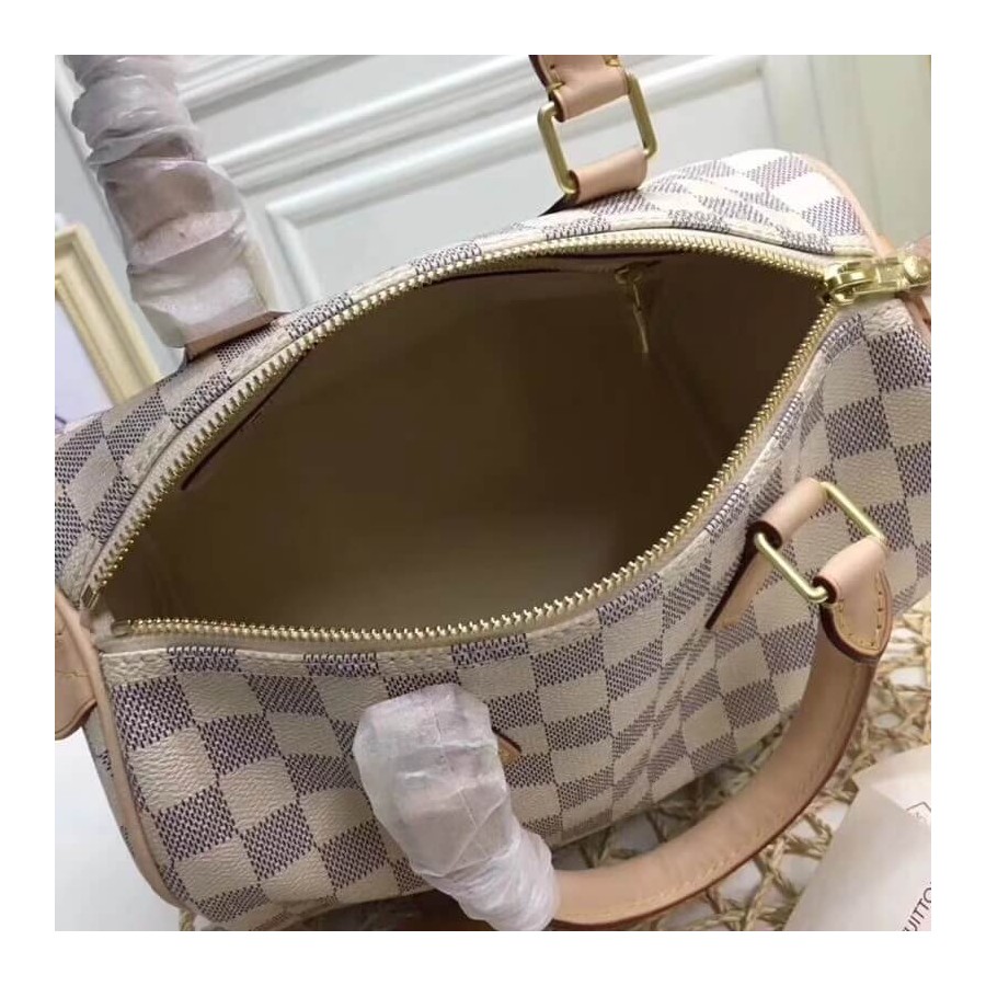 Replica Louis Vuitton Damier Azur Canvas Speedy 25 N41371