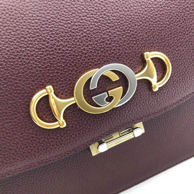 Replica Gucci Zumi Grainy Leather Small Shoulder Bag 576388