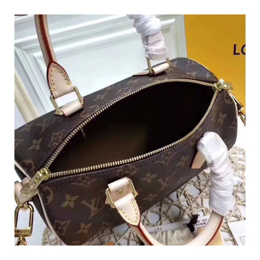 Replica Louis Vuitton Monogram Canvas Speedy Bandouliere 25 M41113