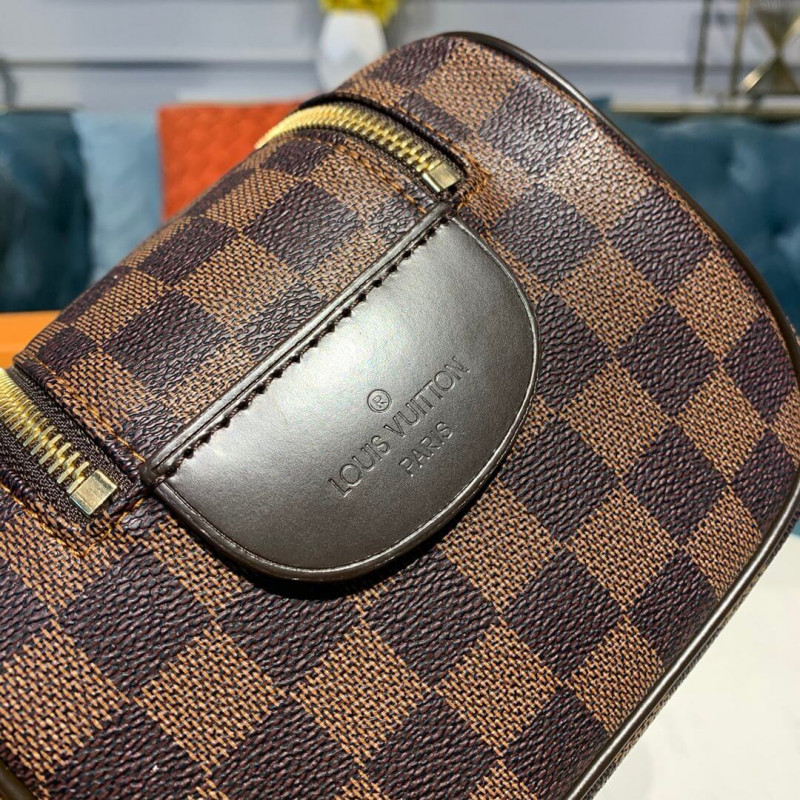 Replica Louis Vuitton Damier Ebene King Size Toiletry Bag N47527