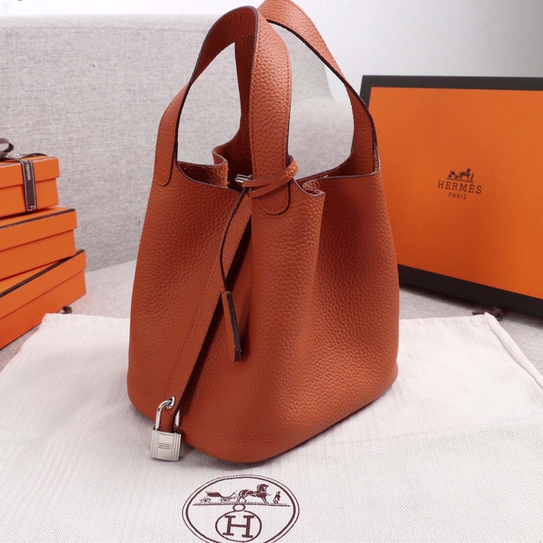 Replica Hermes Aaa-Picotin Lock 22Cm 18Cm Bag Blue/Orange/Pink