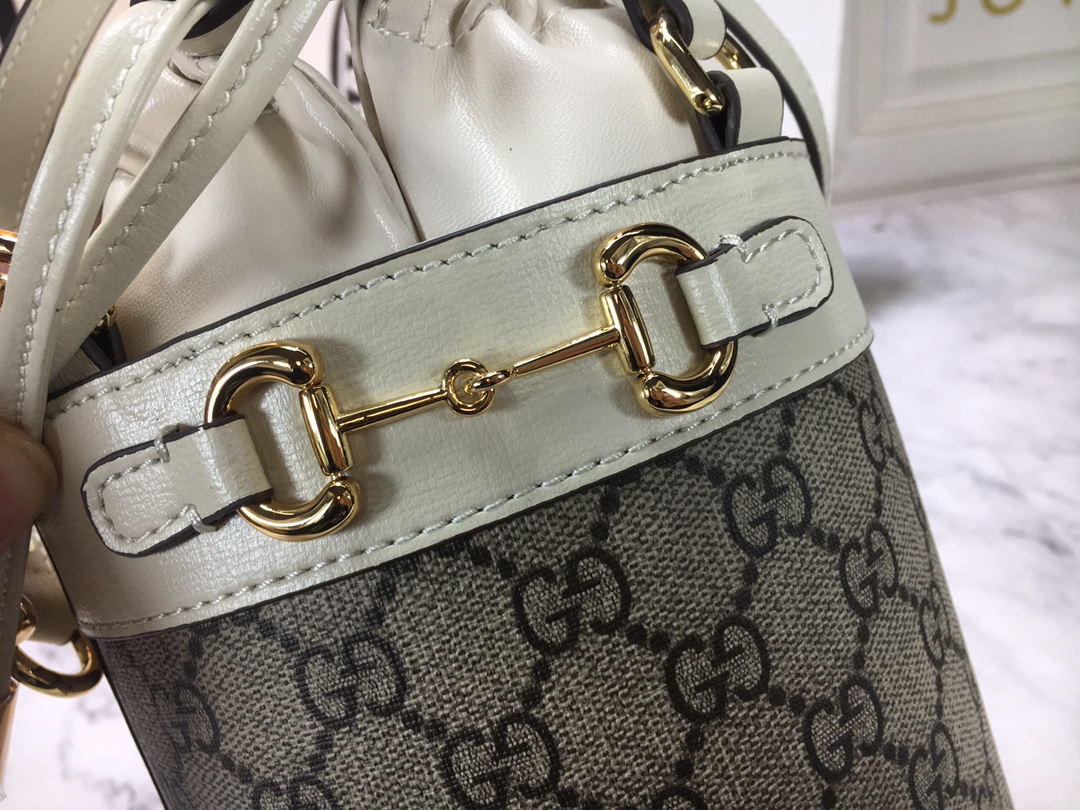 Replica Gucci Horsebit 1955 Small Bucket Bag 637115