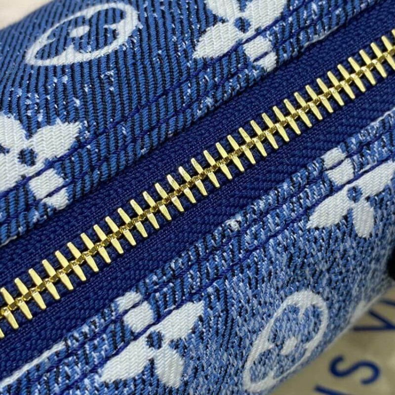 Replica Louis Vuitton Monogram Jacquard Denim Nano Speedy M81168 M81213