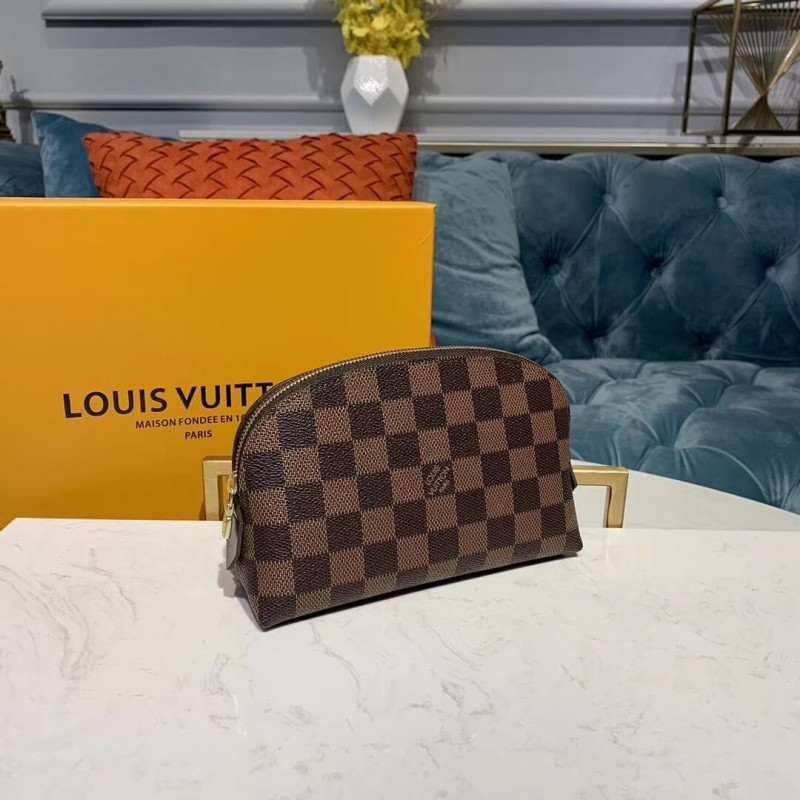 Replica Louis Vuitton Damier Ebene Cosmetic Pouch N47516