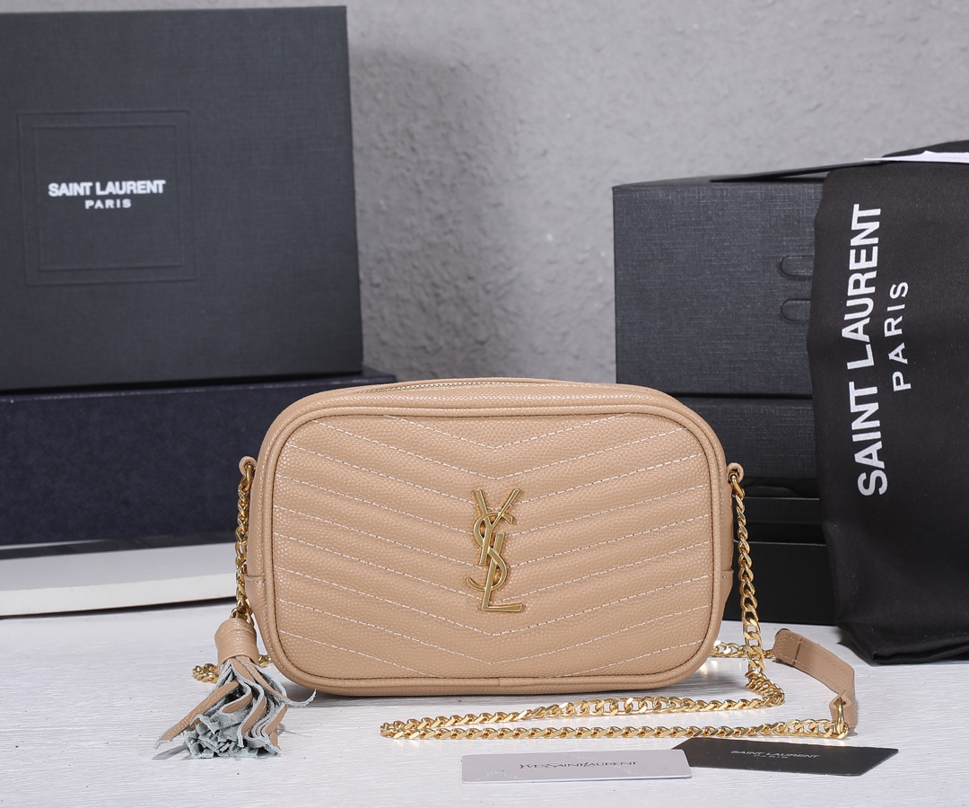 Replica Ysl Lou Mini Bag Gold Hardware