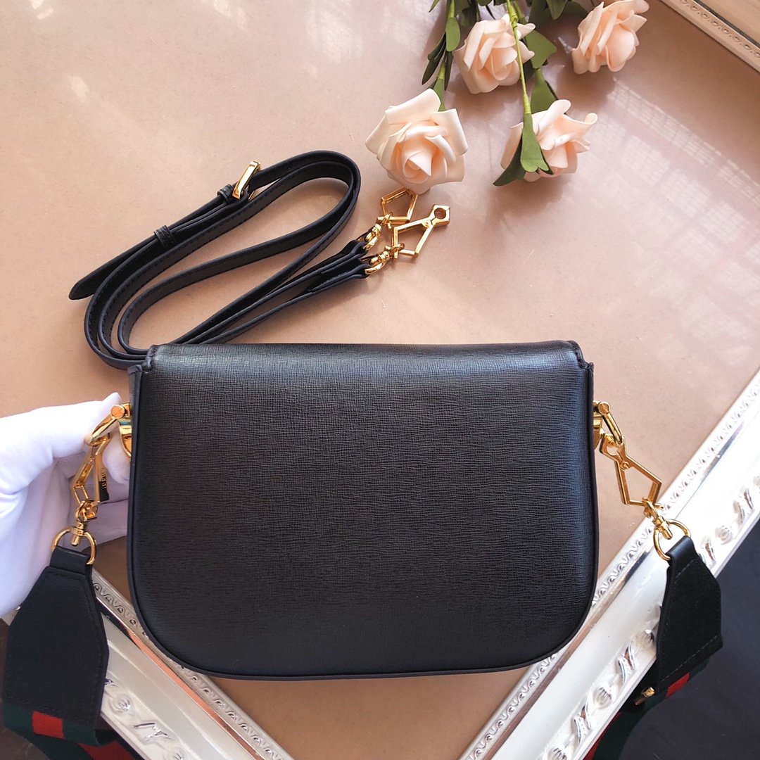 Replica Gucci Horsebit 1955 Mini Bag Brown/Black/White