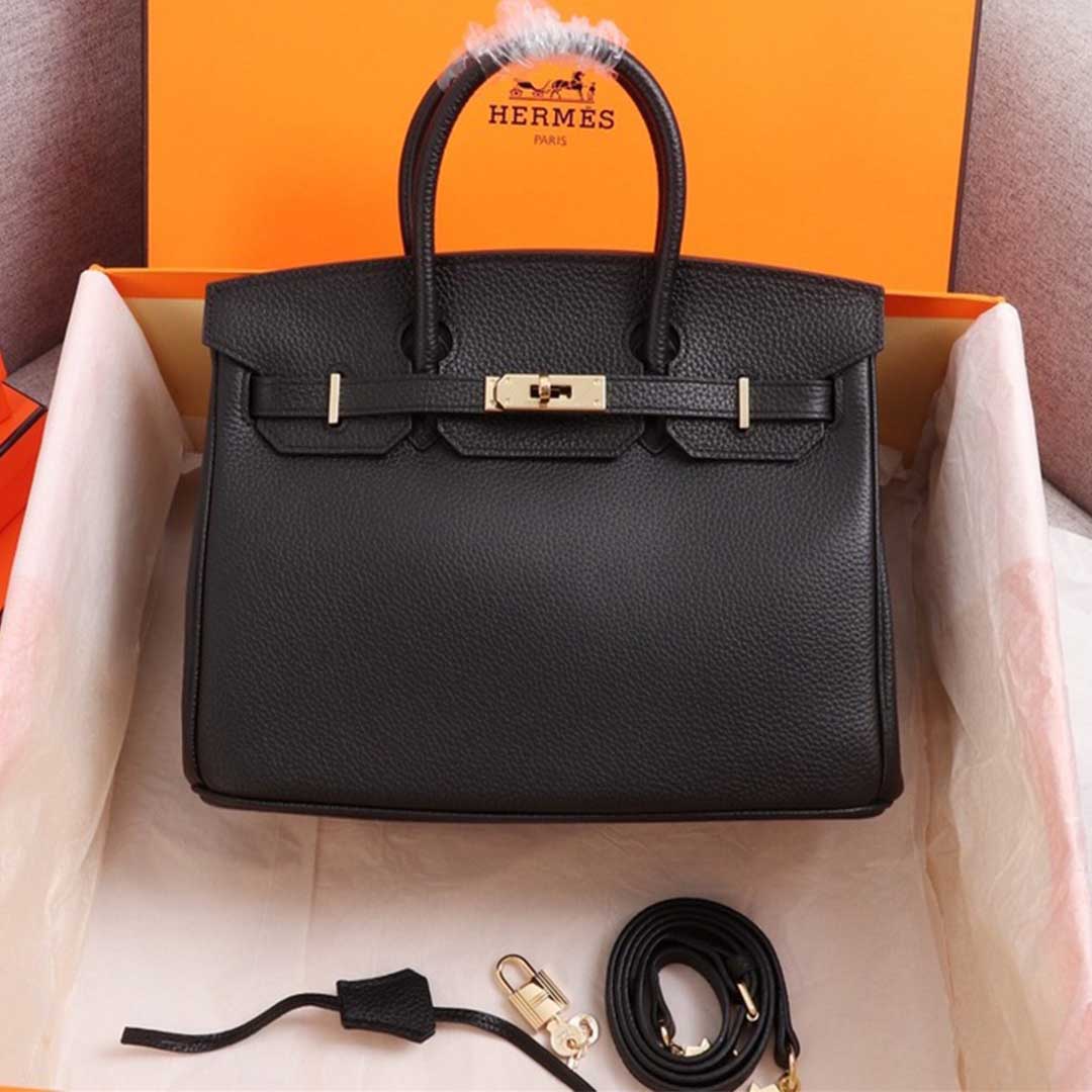 Replica Hermes Aaa-Birkin 25/30/35 Bag Black/White/Pink