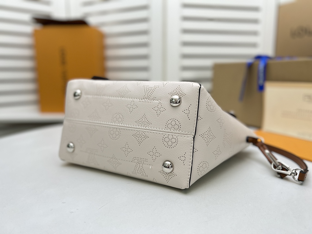 Replica Louis Vuitton Hina Pm- Beige/Pink/White