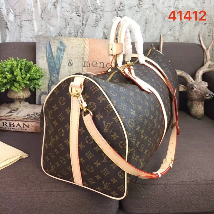 Replica Louis Vuitton Monogram Canvas Keepall Bandouliere 60 M41412