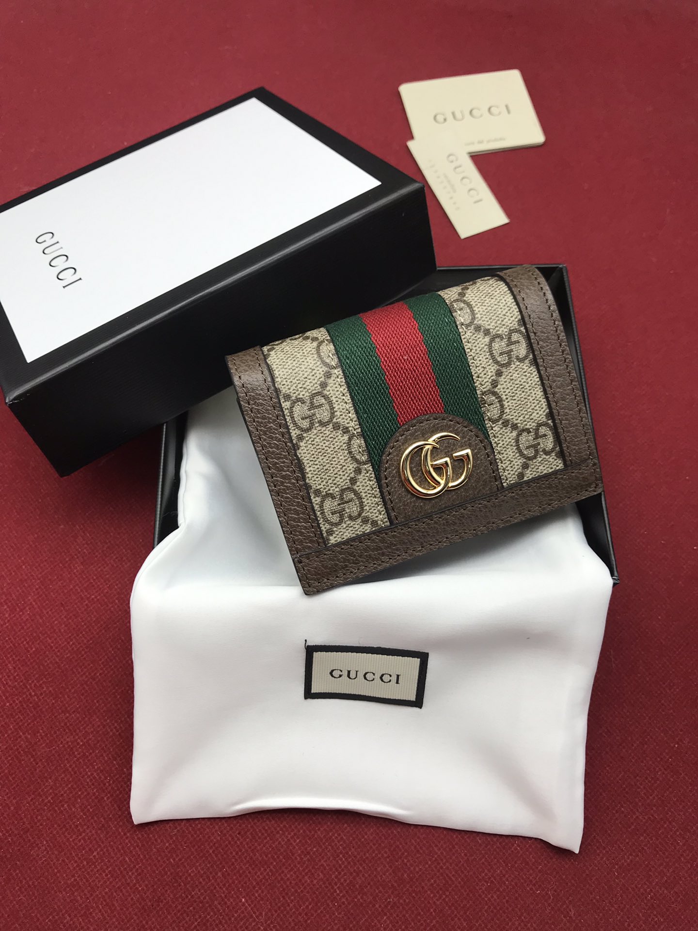 Replica Gucci Ophidia Card Case Wallet 523155
