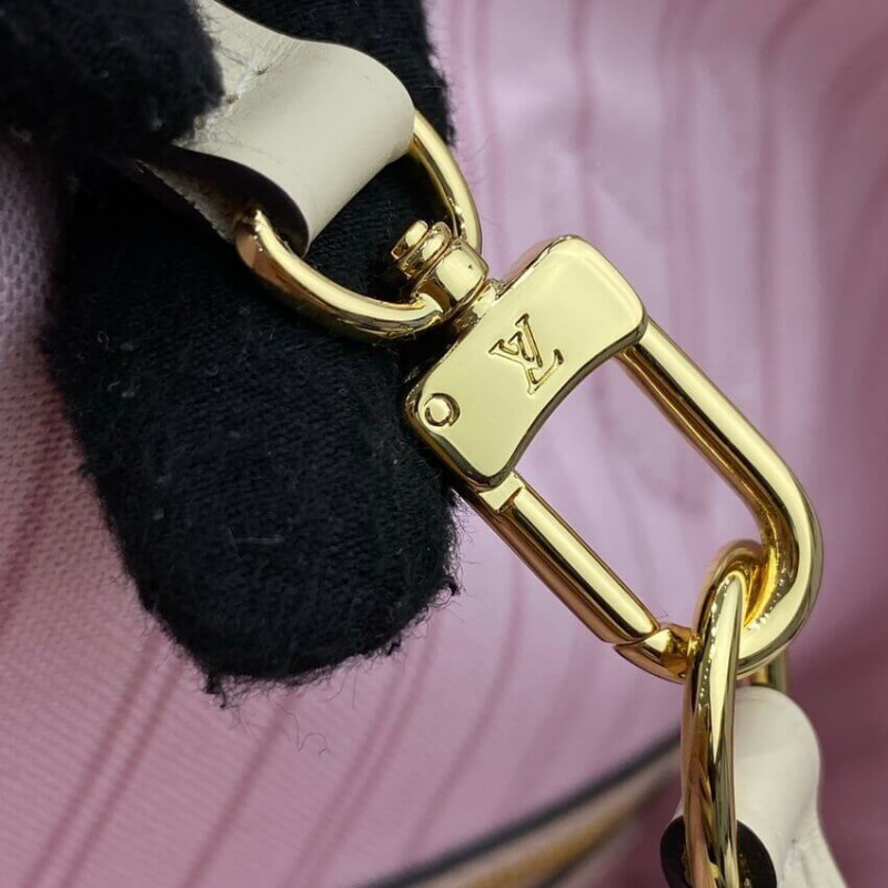 Replica Louis Vuitton Damier Azur Neverfull Mm N45295 Pink