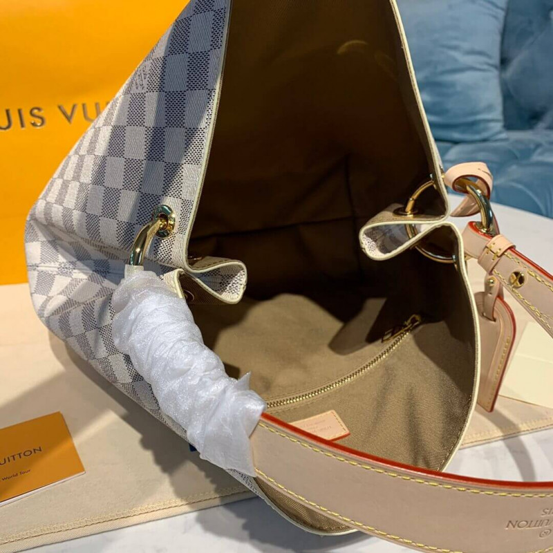 Replica Louis Vuitton Damier Azur Canvas Graceful Pm N42248