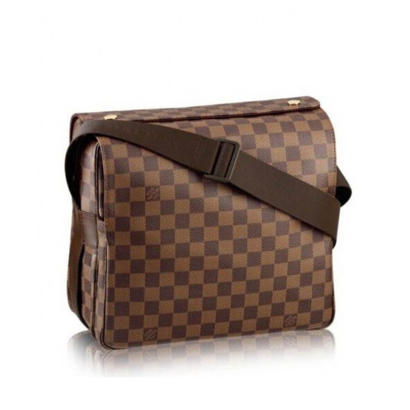 Replica Louis Vuitton Damier Ebene Naviglio Messenger Bag N45255
