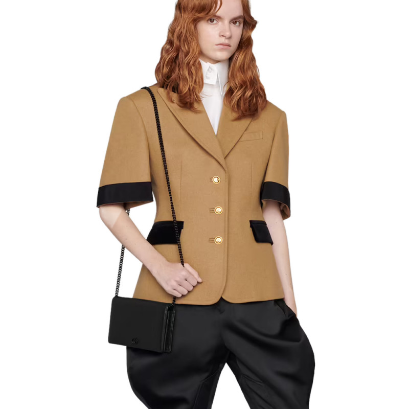 Replica Gucci Textured Leather Gg Marmont Mini Chain Bag 497985