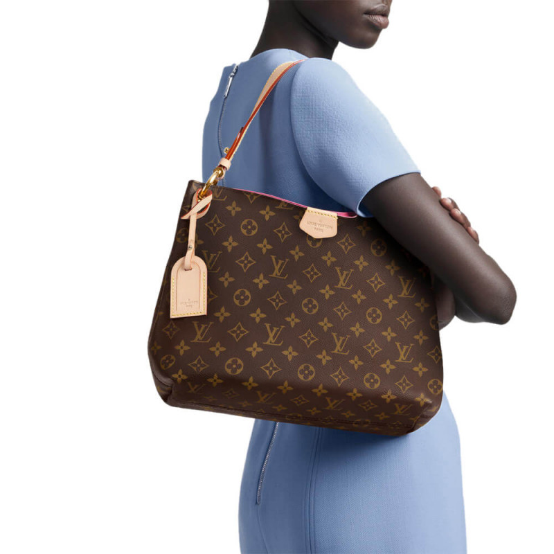 Replica Louis Vuitton Monogram Canvas Graceful Mm M43703