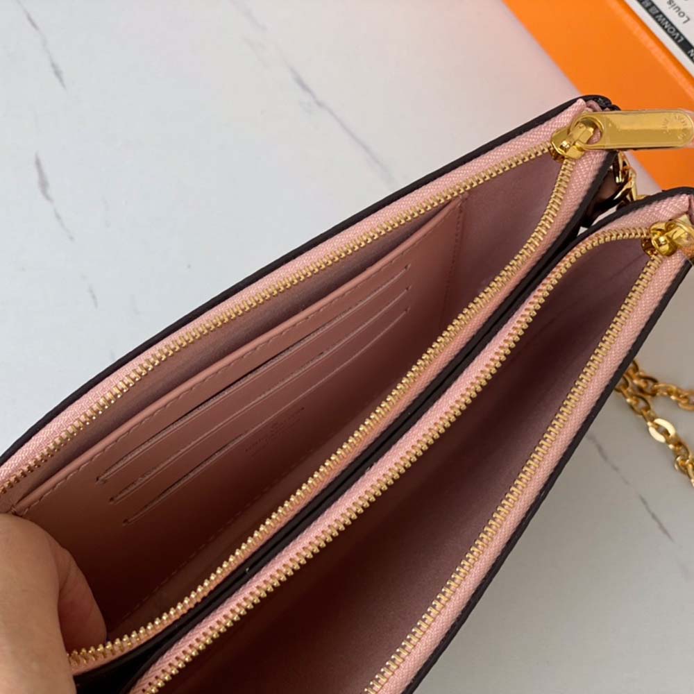 Replica Louis Vuitton Double Zip Pochette N60254