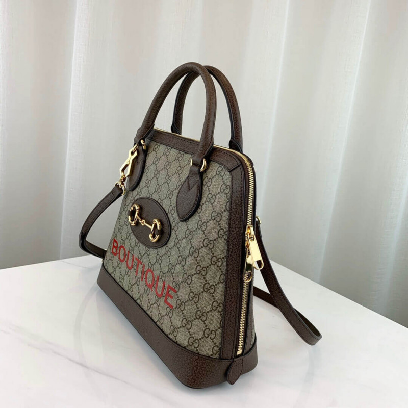 Replica Gucci 1955 Horsebit Medium Top Handle Bag 602206