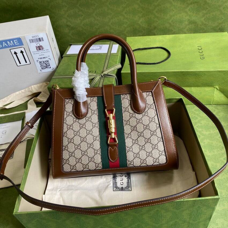 Replica Gucci Jackie 1961 Medium Tote Bag 649016 Gg Supreme