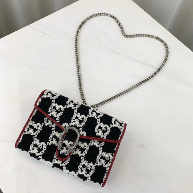 Replica Gucci Dionysus Gg Tweed Mini Bag 401231