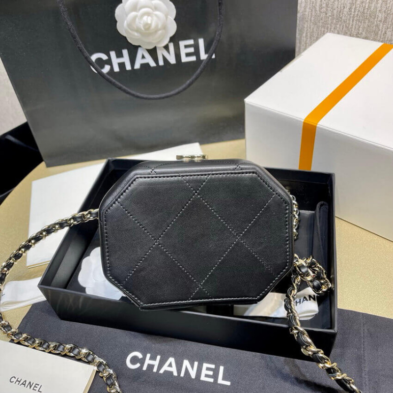 Replica Chanel Lambskin Small Vanity Case As2630 Black