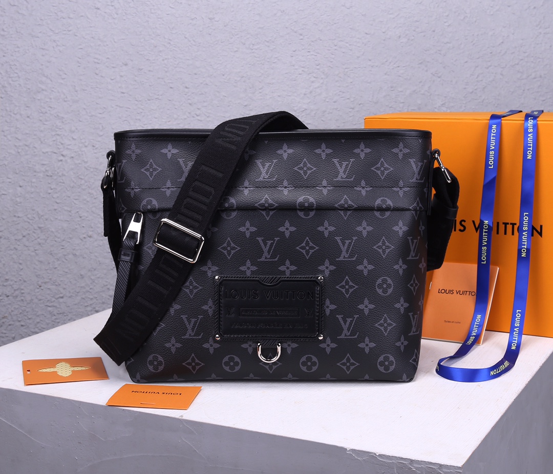 Replica Louis Vuitton Besace Zippee Black/Yellow