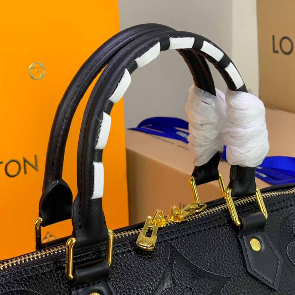 Replica Louis Vuitton Leopard Speedy Bandouliere 30/ Embossed