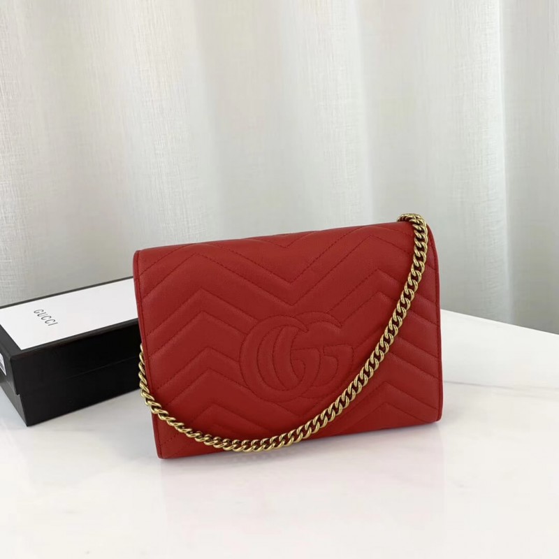 Replica Gucci Gg Marmont Matelasse Mini Bag 474575