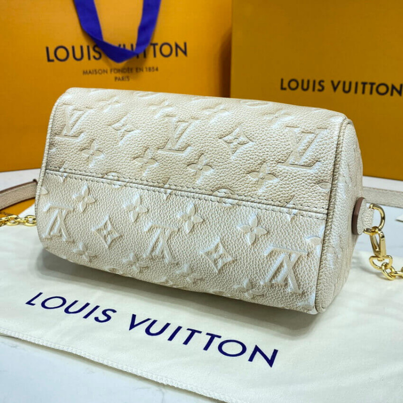 Replica Louis Vuitton Speedy Bandouliere 20 M46163 Pale Beige