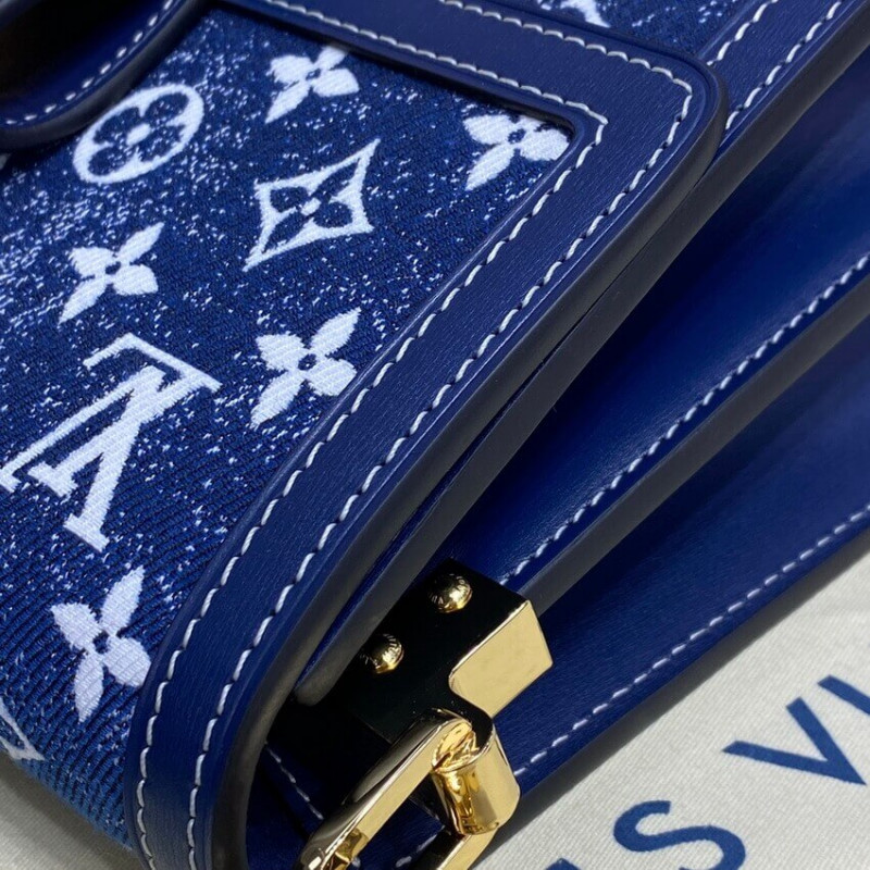 Replica Louis Vuitton Monogram Denim Dauphine Mm M59631