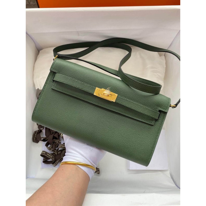 Replica Hermes Kelly Wallet To Go Woc 499041 Army Green