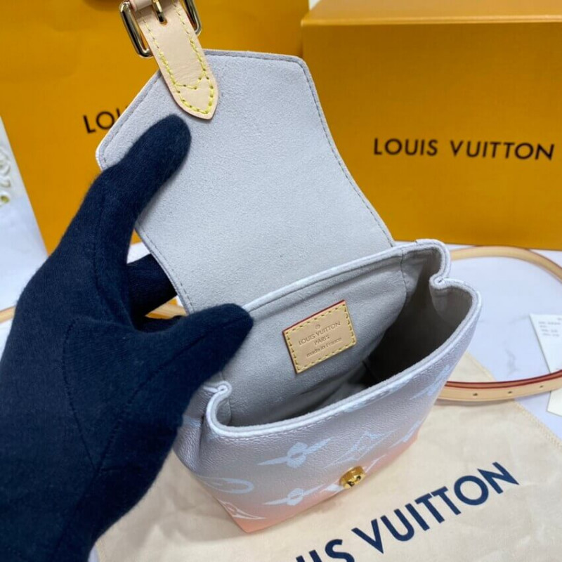 Replica Louis Vuitton Tiny Mini Backpack M45764 Mist Gray