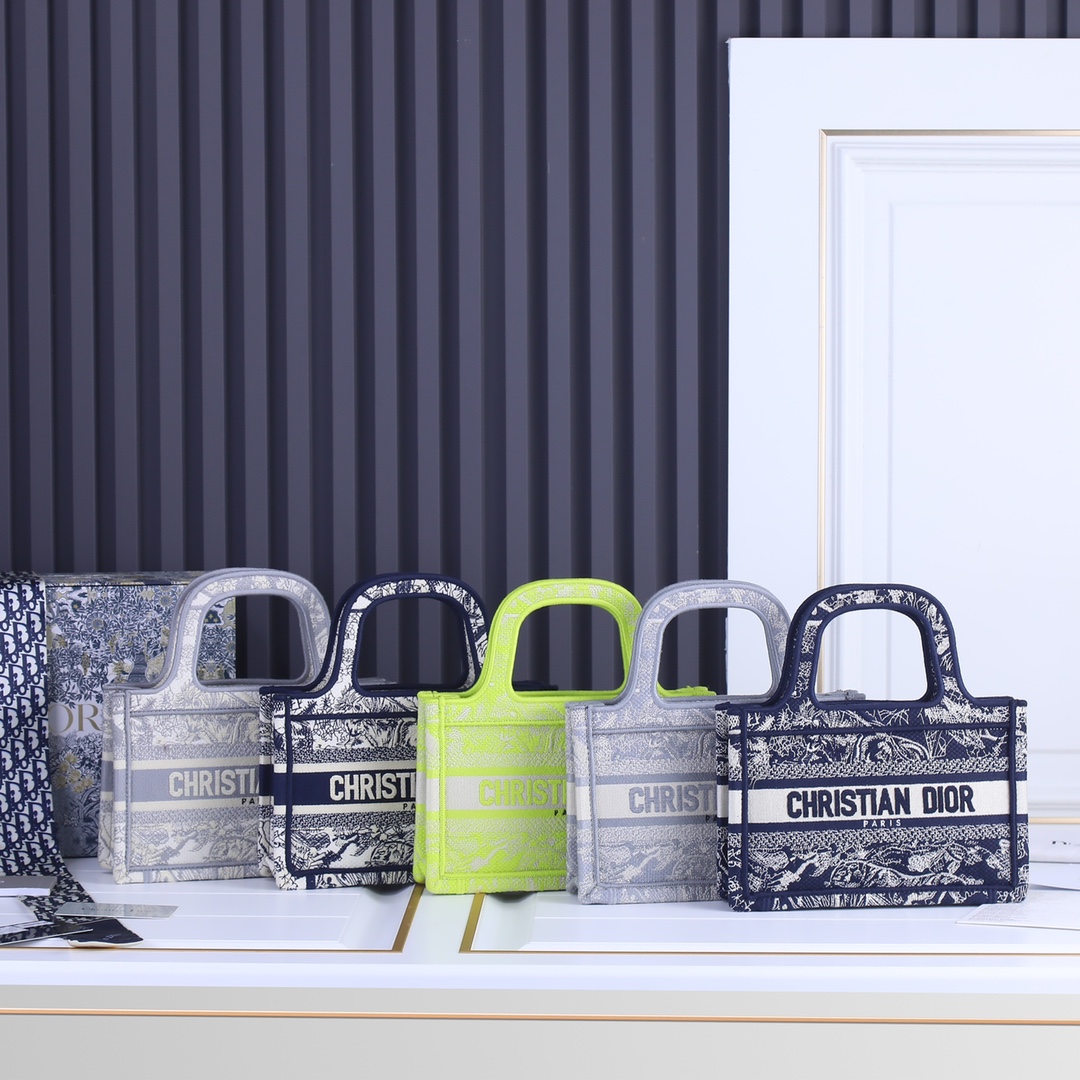 Replica Dior Toile De Jouy Mini Book Tote