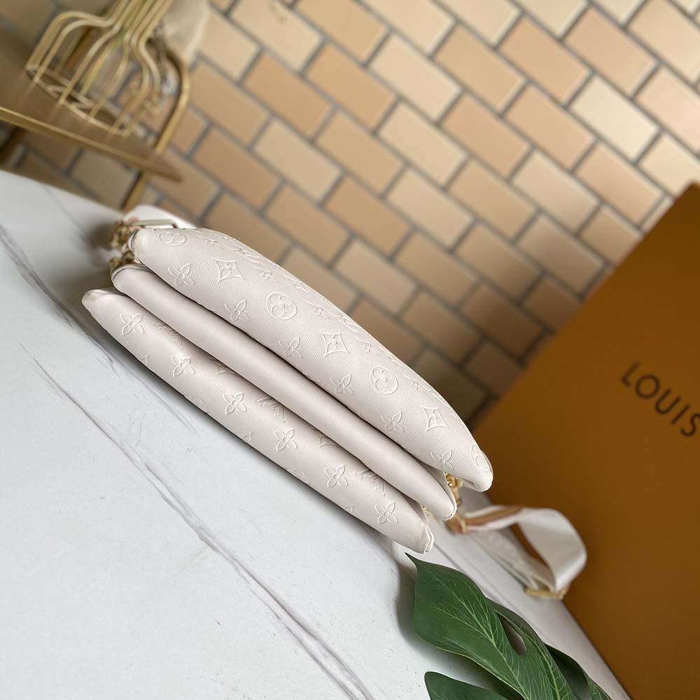 Replica Louis Vuitton Coussin Pm M57790 Black/White/Red