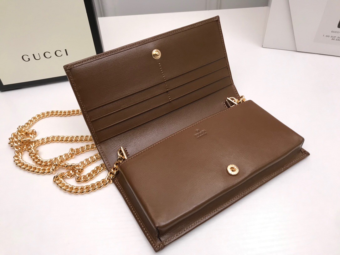 Replica Gucci Horsebit 1955 Wallet With Chain
