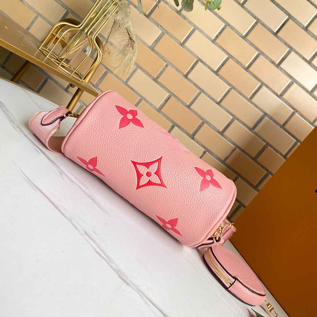 Replica Louis Vuitton Papillon Bb M45707 Pink/Yellow/Black/Blue