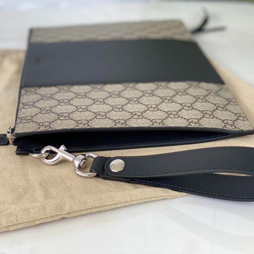 Replica Gucci Beige Canvas Pouch