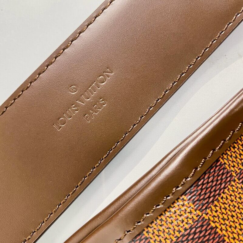 Replica Louis Vuitton Damier Ebene Canvas Delightful Mm N41460