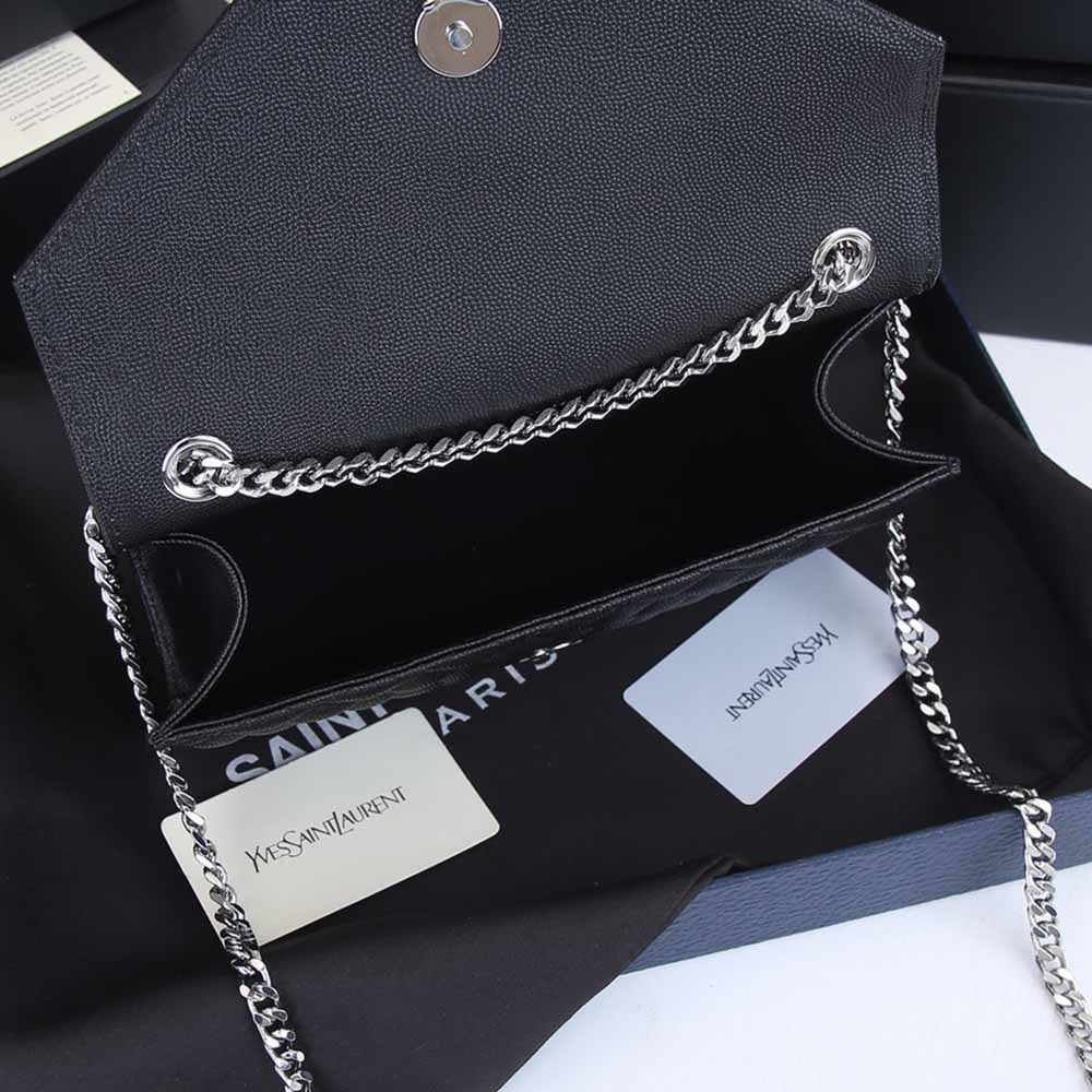 Replica Ysl Envelope Small Bag Embossed Leather 1754