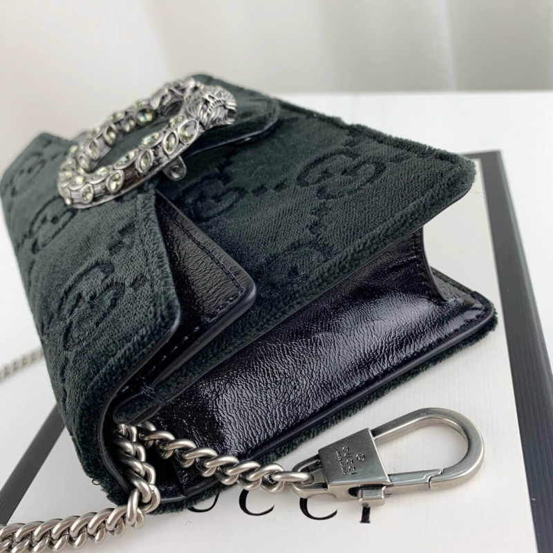 Replica Gucci Dionysus Gg Velvet Super Mini Bag 476432