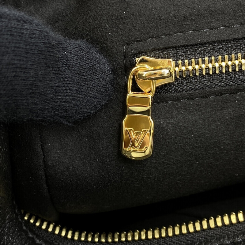 Replica Louis Vuitton Monogram Empreinte Speedy Bandouliere 25 Black