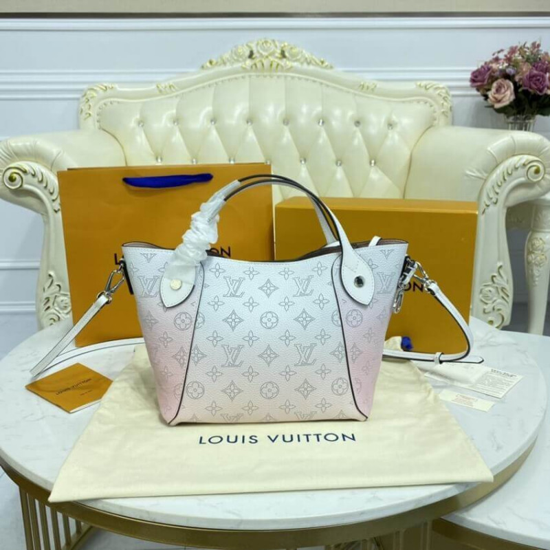 Replica Louis Vuitton Hina Pm Gradient Pink Mahina Leather M57858