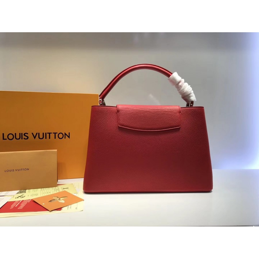 Replica Louis Vuitton Taurillon Leather Capucines Mm M48864